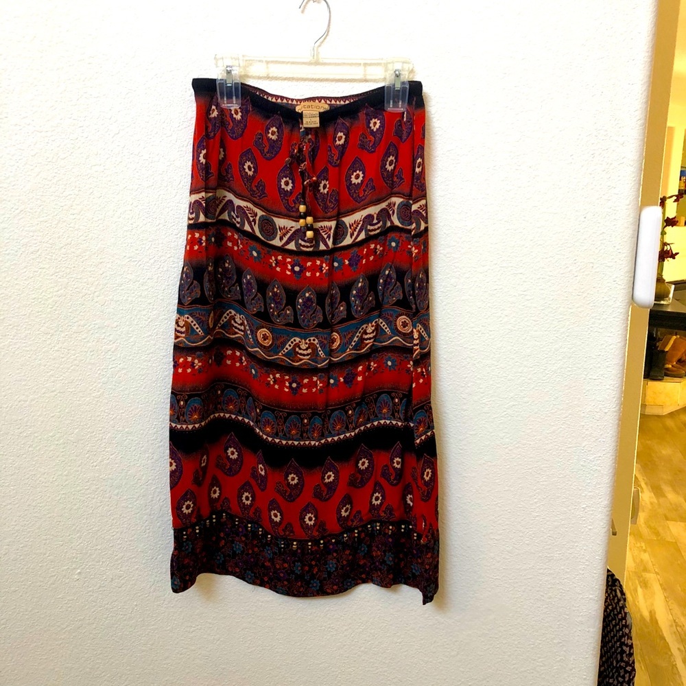 Notations boho skirt